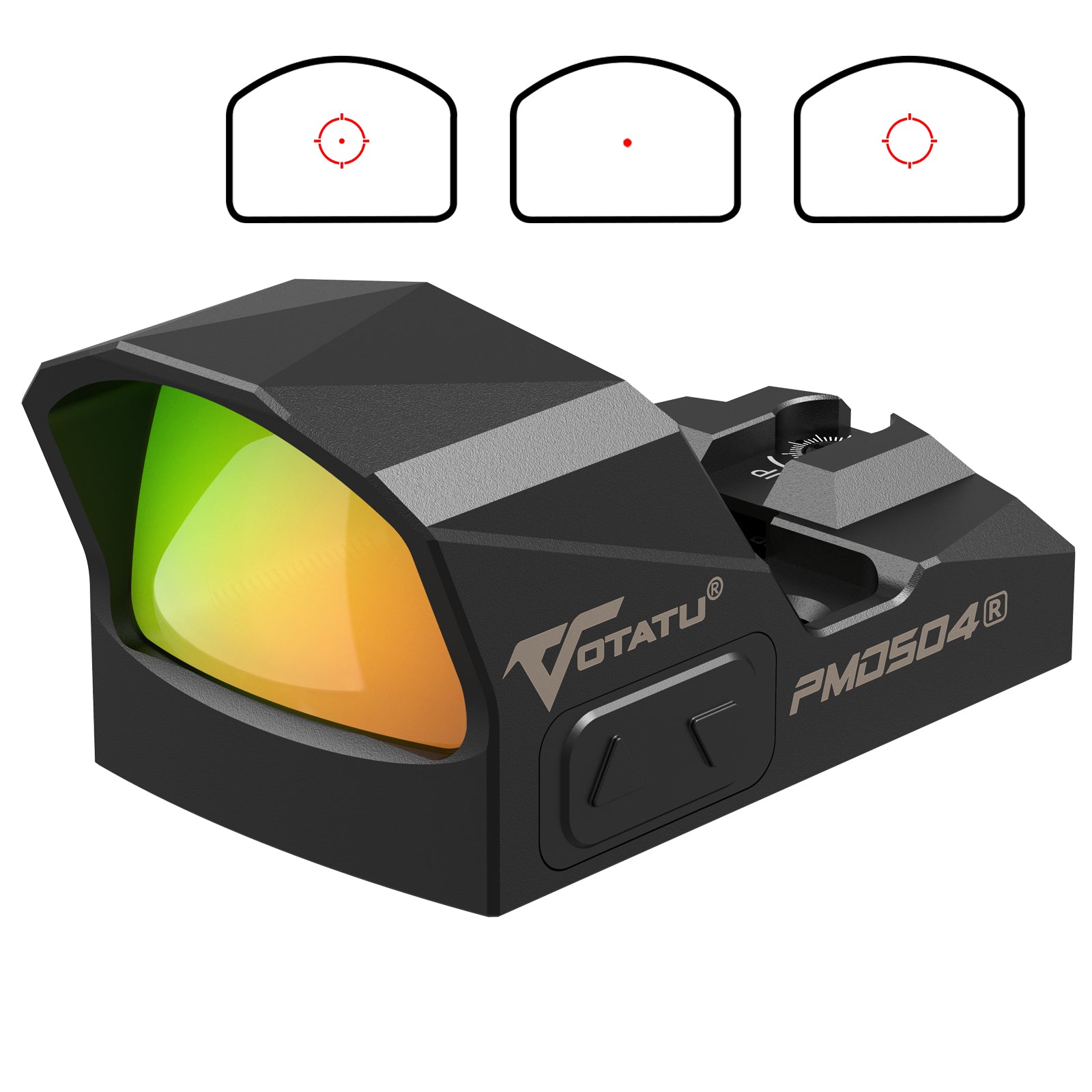Votatu PMD504-R Multiple Reticle Micro Red Dot Sight Compatible