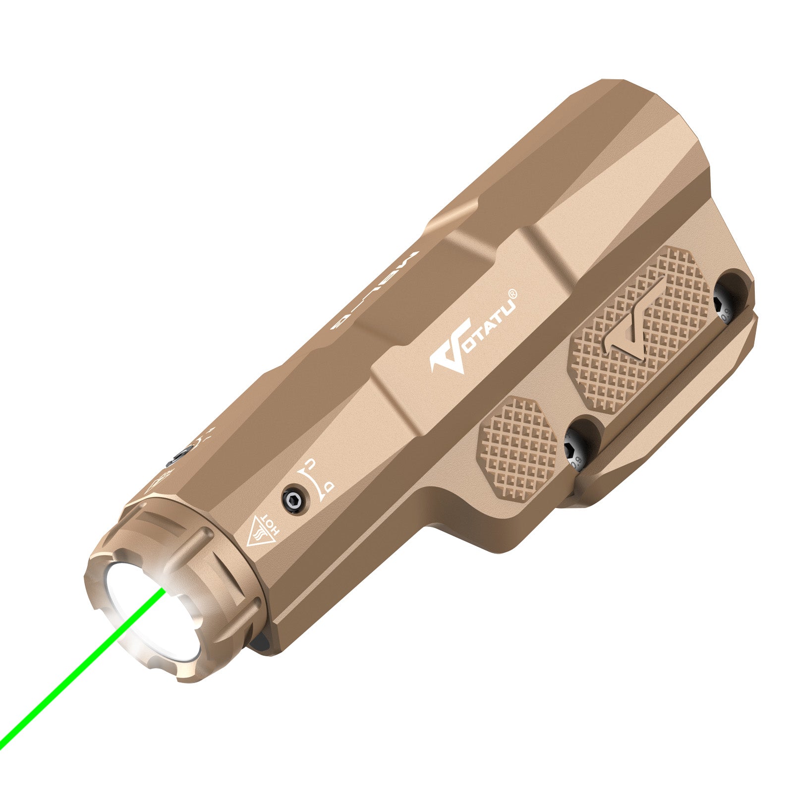 VOTATU M8L-G 3000 Lumen Tactical Light & Green Laser Combo – M-LOK