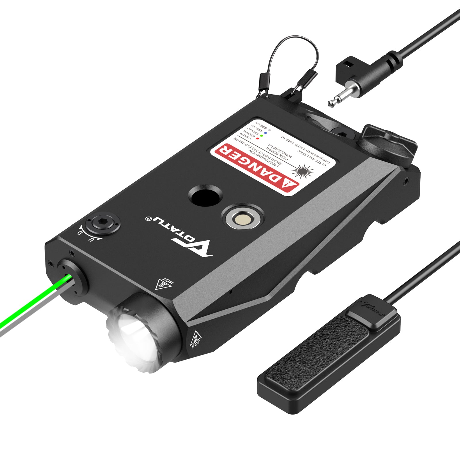 MARMIT シェドラ 蓄光 VOTATU V840 Green Laser Light IR Combo | 1500LM Tactical