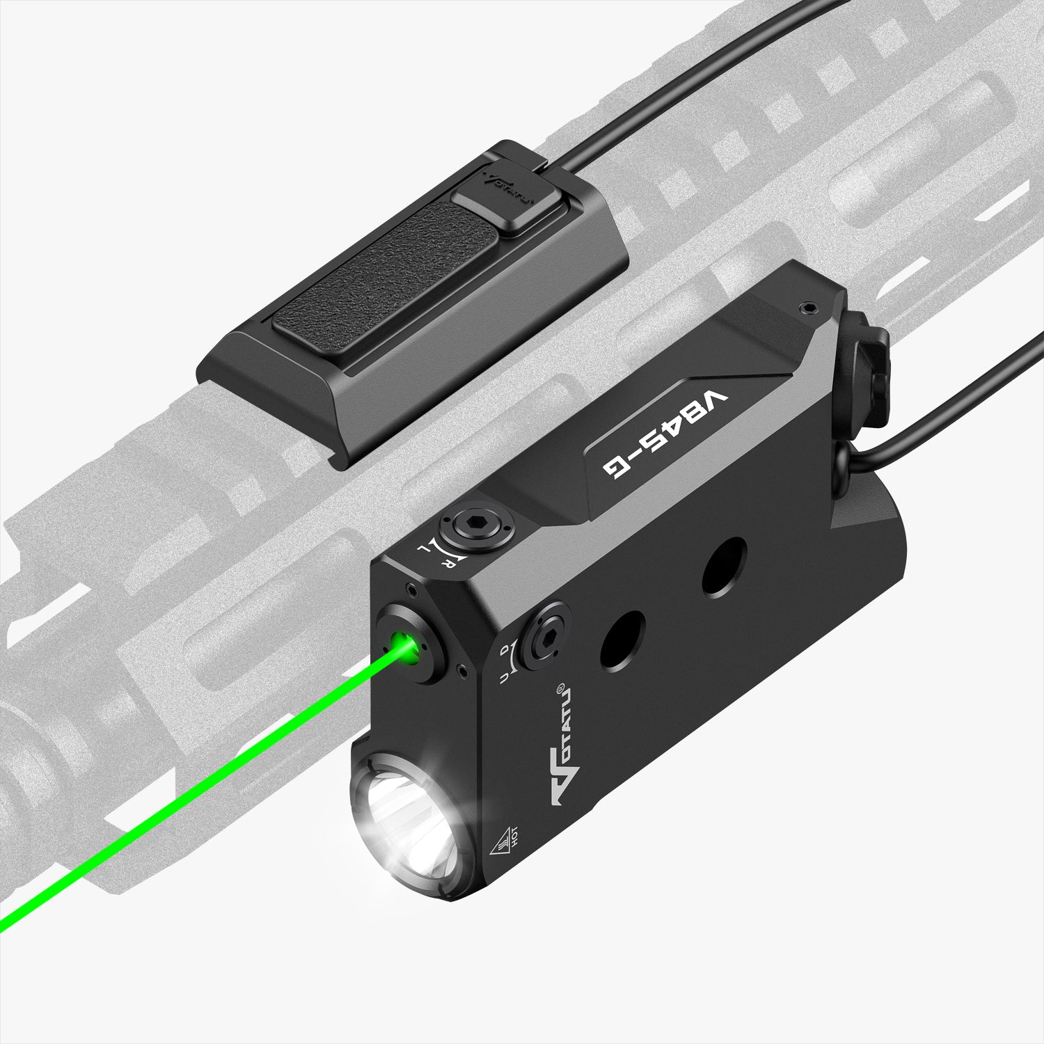 ブラコン光セット VOTATU V845 2000LM Green Laser Light Combo | M-LOK Picatinny