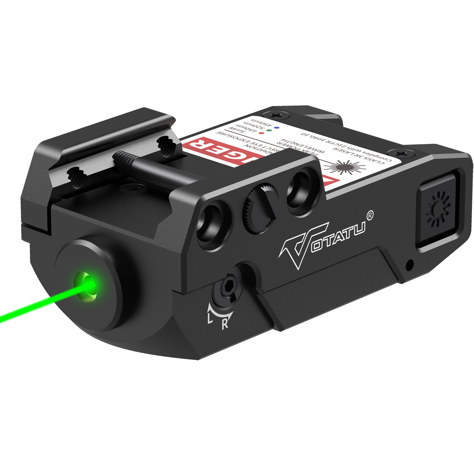 VOTATU H3L Pistol Laser Sight | Red Green Blue | Rail Mount