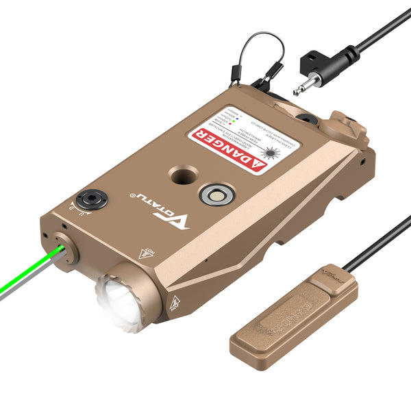 VOTATU V840 Tactical Green Laser/Light/IR Combo, Tan