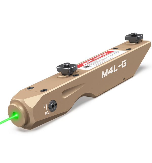Votatu M4L-G Green Laser Sight Compatible with M-Lok Rail Surface, Tan