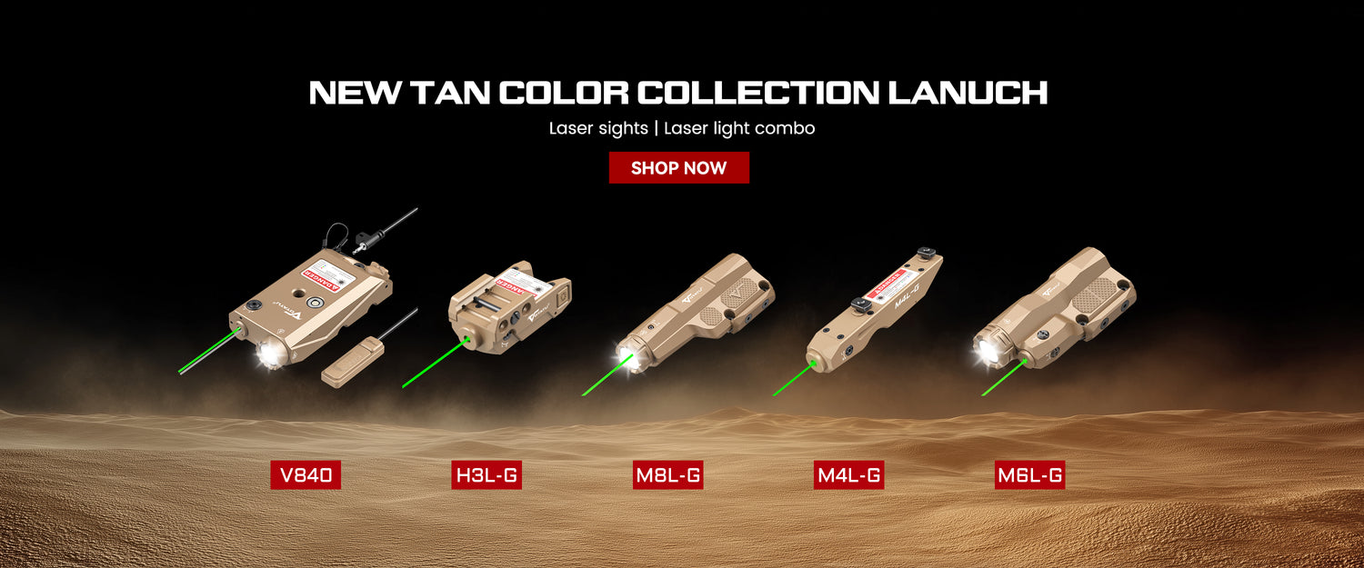Tan Color Laser Light Sight