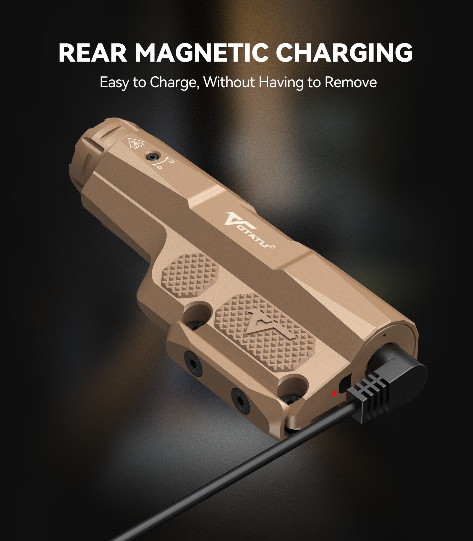 VOTATU M8L-G 3000 Lumen Tactical Light & Green Laser Combo – M-LOK