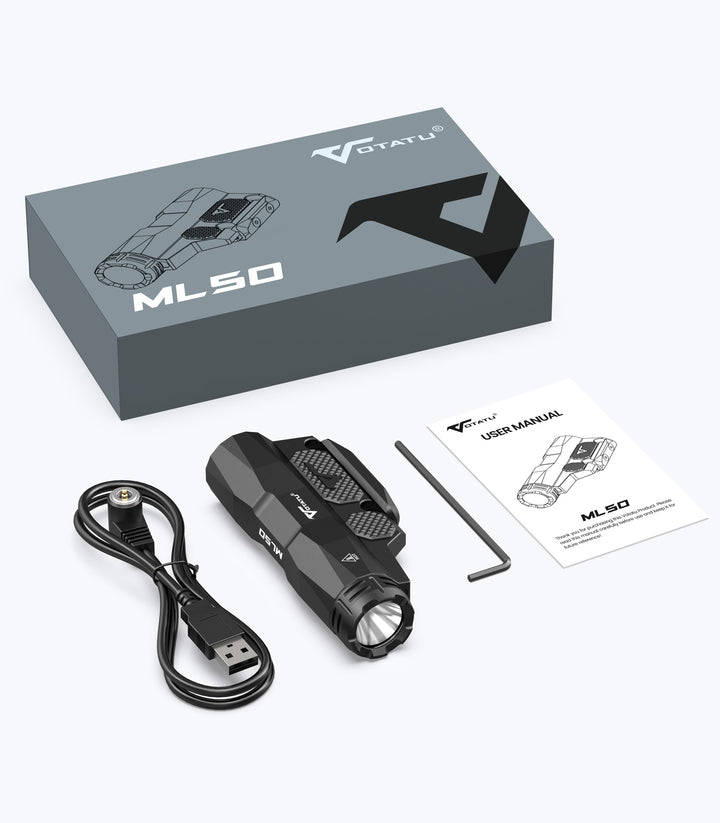 Ml50 VOTATU ML50 Weapon Light | 2400 Lumens | Picatinny & M-LOK Rifle Flashlight
