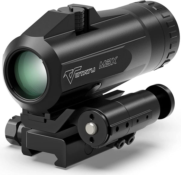 Votatu M3X Red Dot Magnifier, 3X Red Dot Sight Magnifier Optics